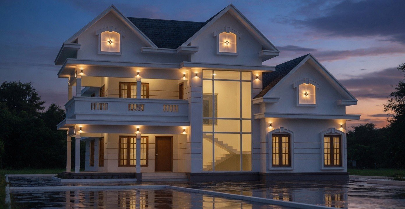 White Gable Villa